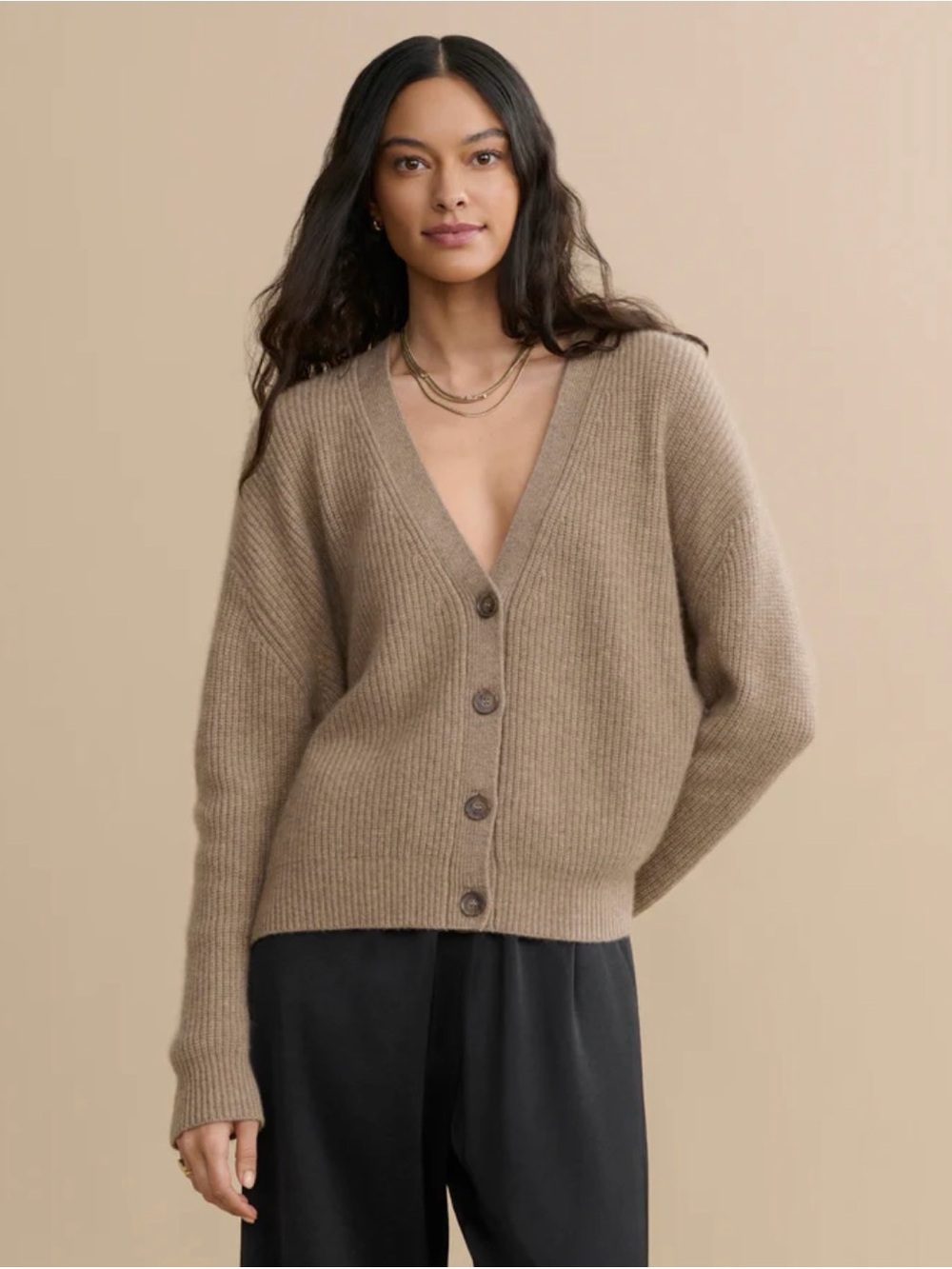 Jenni Kayne Cropped Cashmere Cocoon Cardigan